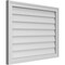 Ekena Millwork Vertical Surface Mount PVC Gable Vnt: Non-Functional, w/2"W x 1-1/2"H, Brickmould Frame, 32"W x 24"H GVPVE32X2402SN - alternate 2